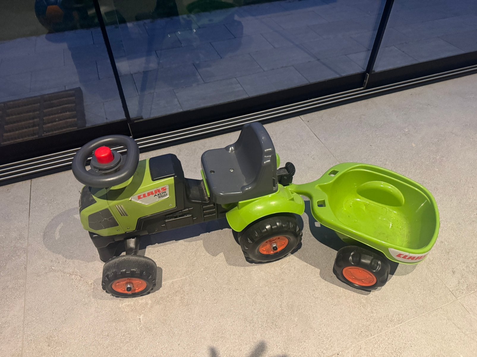 TRACTOR MET AANHANGER, Kinderen en Baby's, Ophalen, Zo goed als nieuw, Overige merken