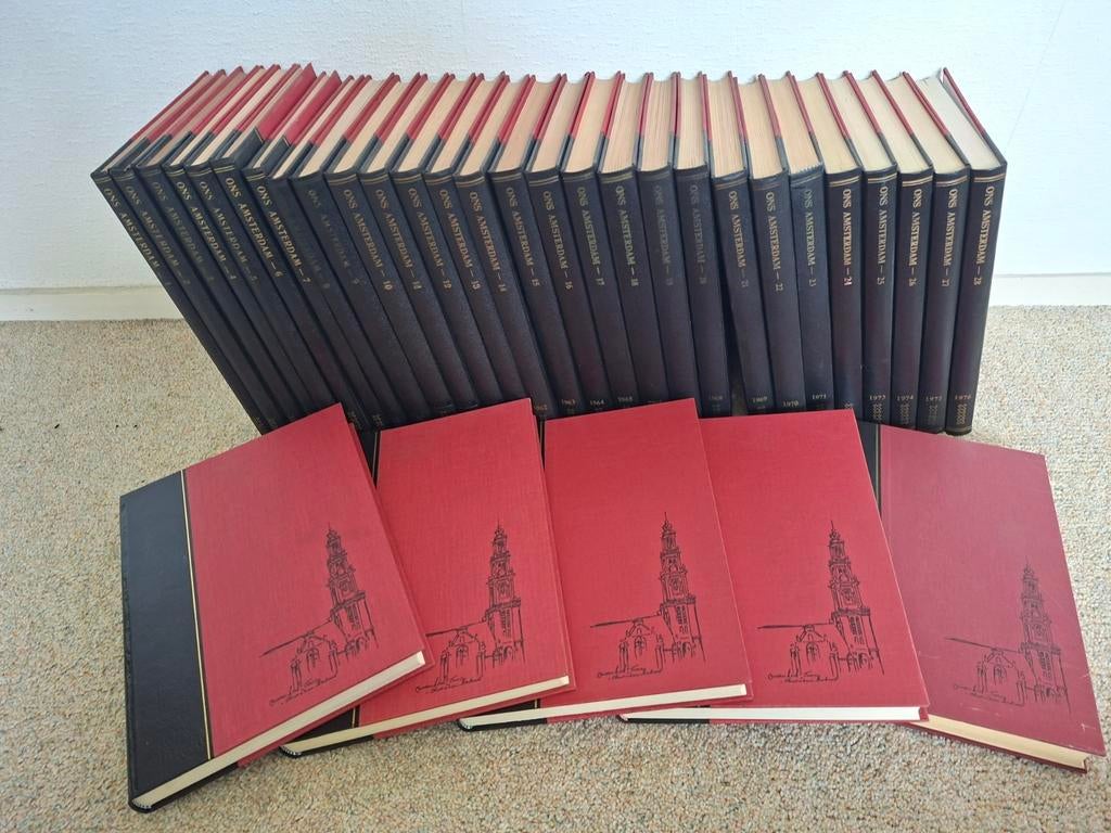 Ons Amsterdam - Complete Jaargangen 1949-1981 (33 delen), Boeken, Geschiedenis | Stad en Regio, Ophalen, 20e eeuw of later, Zo goed als nieuw