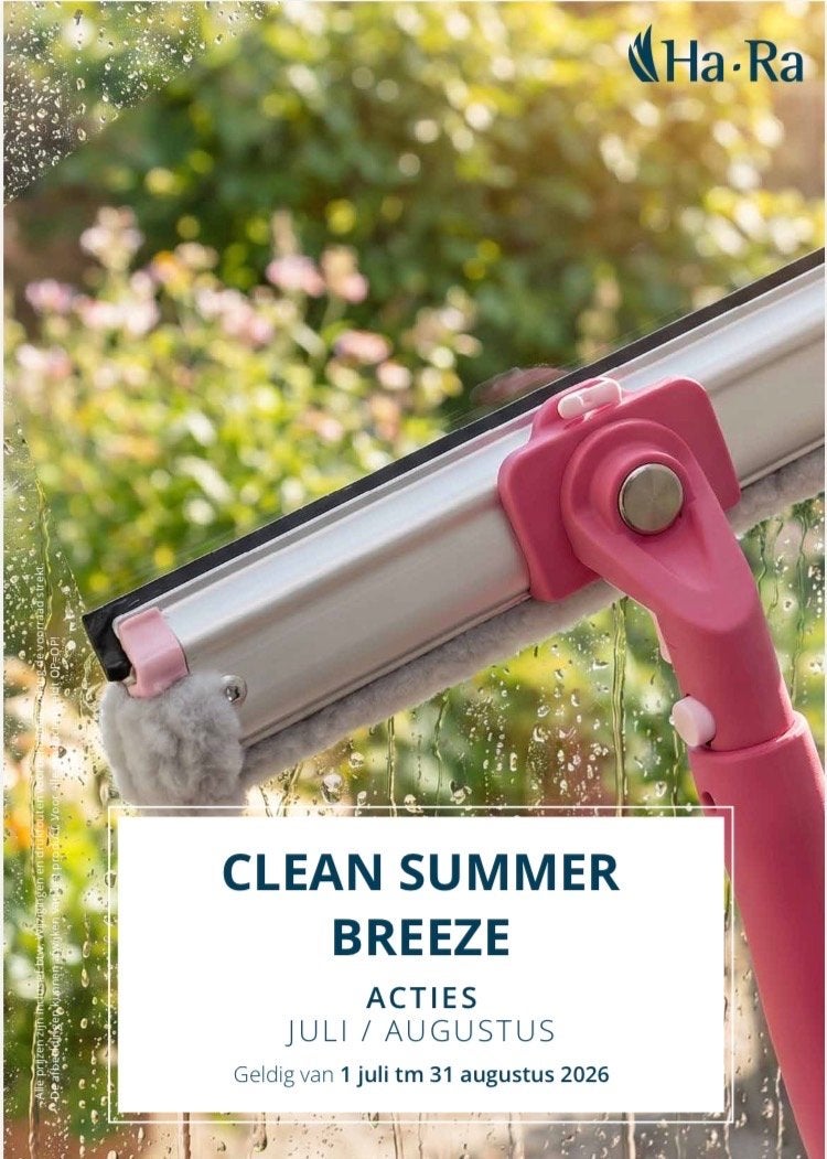 Ha-Ra producten - Nieuwe flyer-CleanSummerBreeze, Ophalen of Verzenden, Raamwisser of Trekker