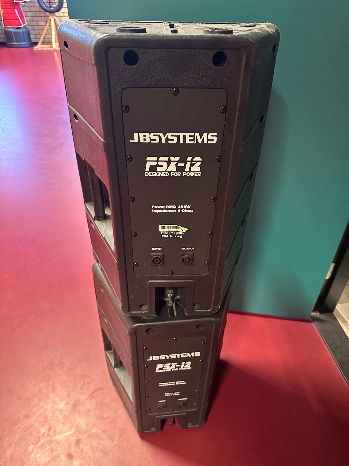 Complete JB Systems PSX-12 Geluidsinstallatie met Mixer, Audio, Tv en Foto, Ophalen of Verzenden, Gebruikt, Audio
