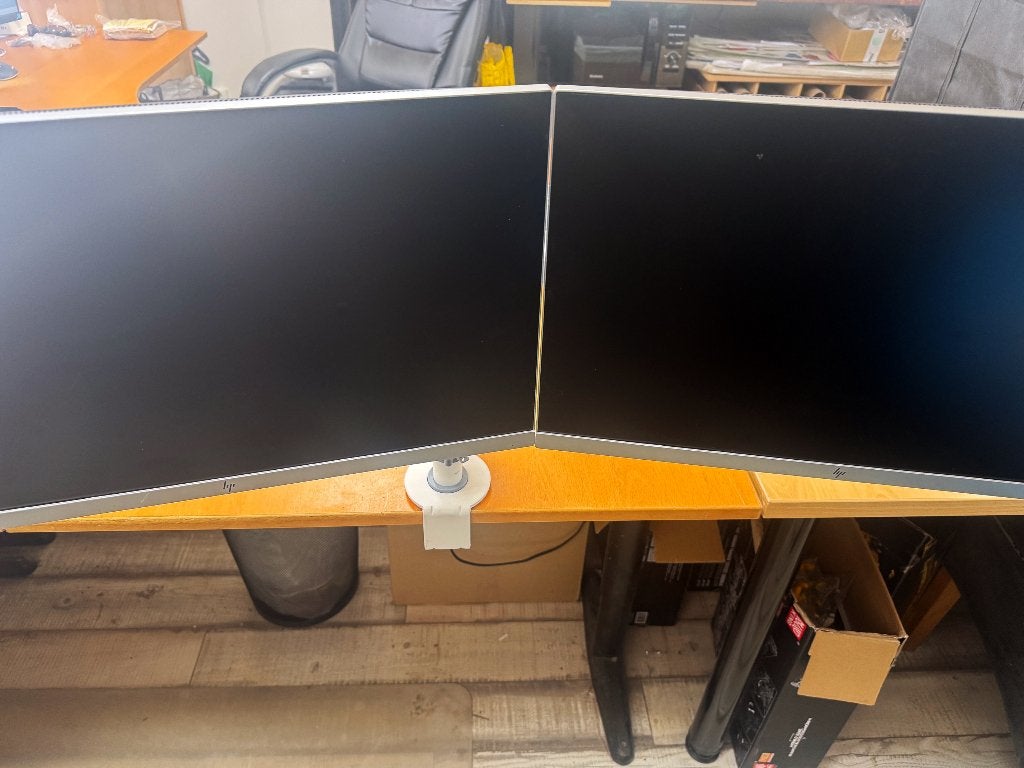 2 monitoren HP 23" inclusief dubbele verstelbare standaard, Computers en Software, Monitoren, IPS, Full HD, Ophalen of Verzenden