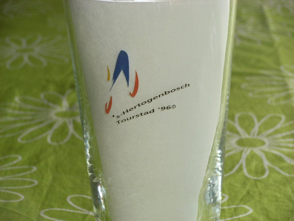 Tour de France Amstel bier "s Hertogenbosch Tourstad '96, Ophalen of Verzenden, Zo goed als nieuw, Glas of Glazen, Amstel