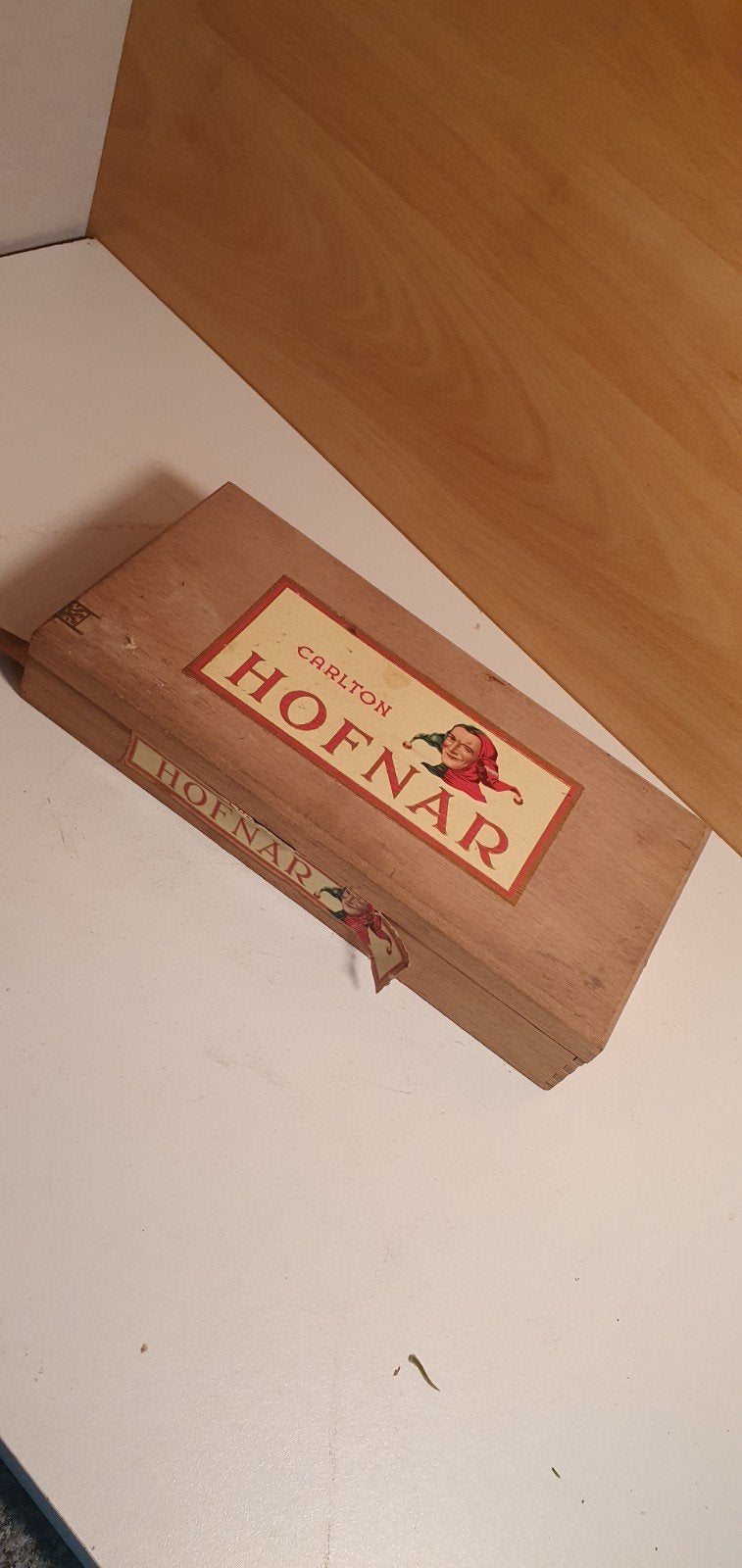 Vintage Carlton Hofnar sigarenkistje, Antiek en Kunst, Ophalen of Verzenden