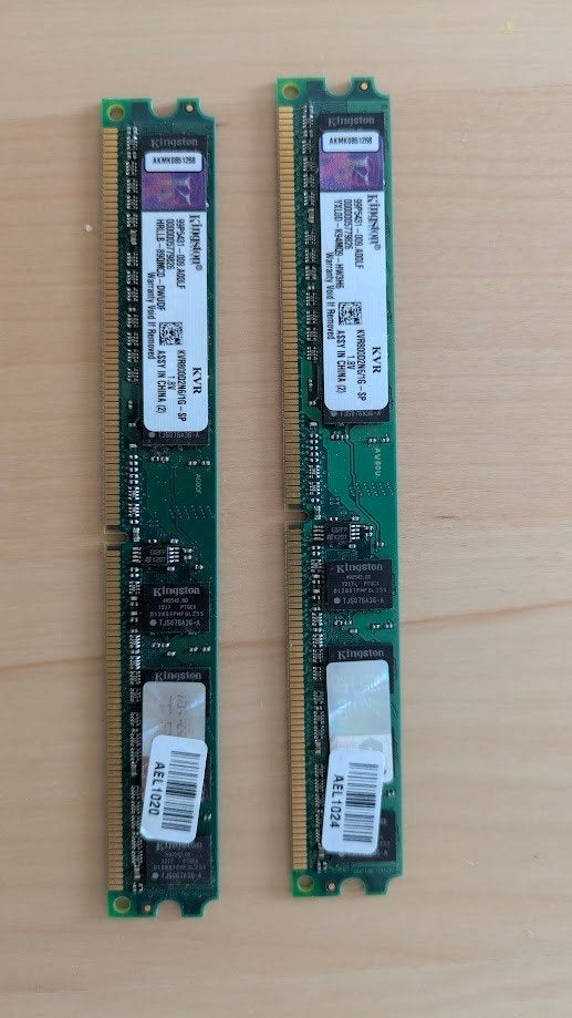 DDR2 800 4 * 1GB RAM, Gebruikt, Ophalen of Verzenden, DDR2, Desktop