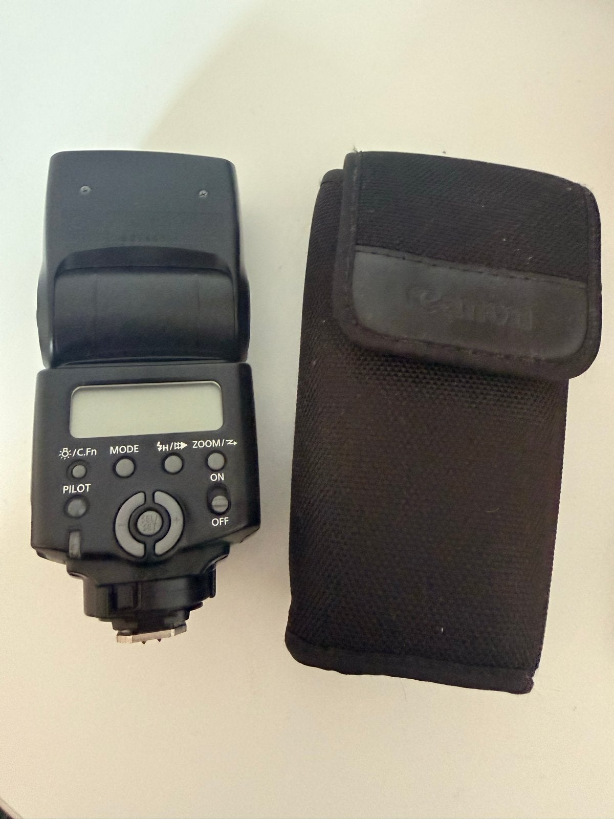 Canon Speedlite 430EX II externe flitser met hoes, Ophalen, Gebruikt, Kantelbaar, Canon