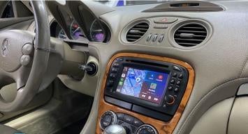 Radio navigatie mercedes sl r230 2002 carplay android 15, Oberonweg 262 3208pg, Nieuw, Ophalen of Verzenden, Dynavin