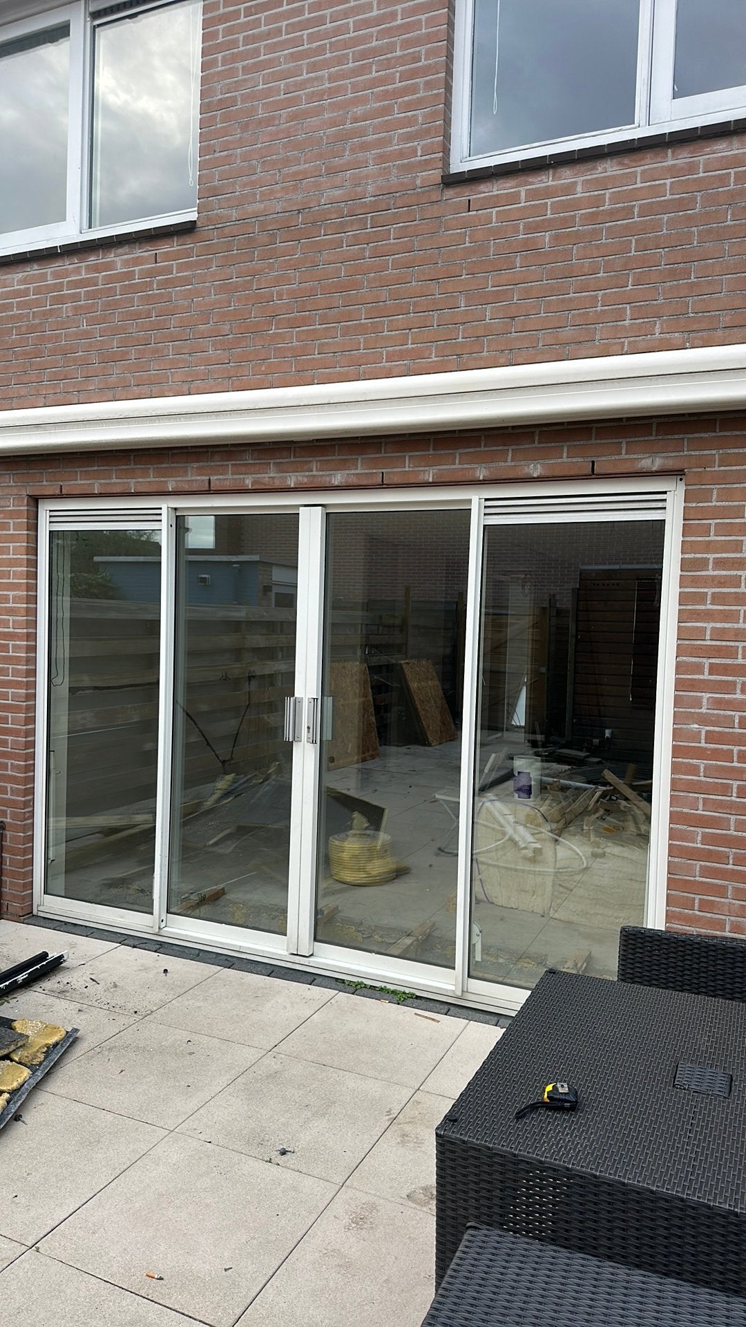 Schuifpui aluminium 3,15m x 2,15m, Doe-het-zelf en Verbouw, Ophalen, Gebruikt, 225 cm of meer, Aluminium