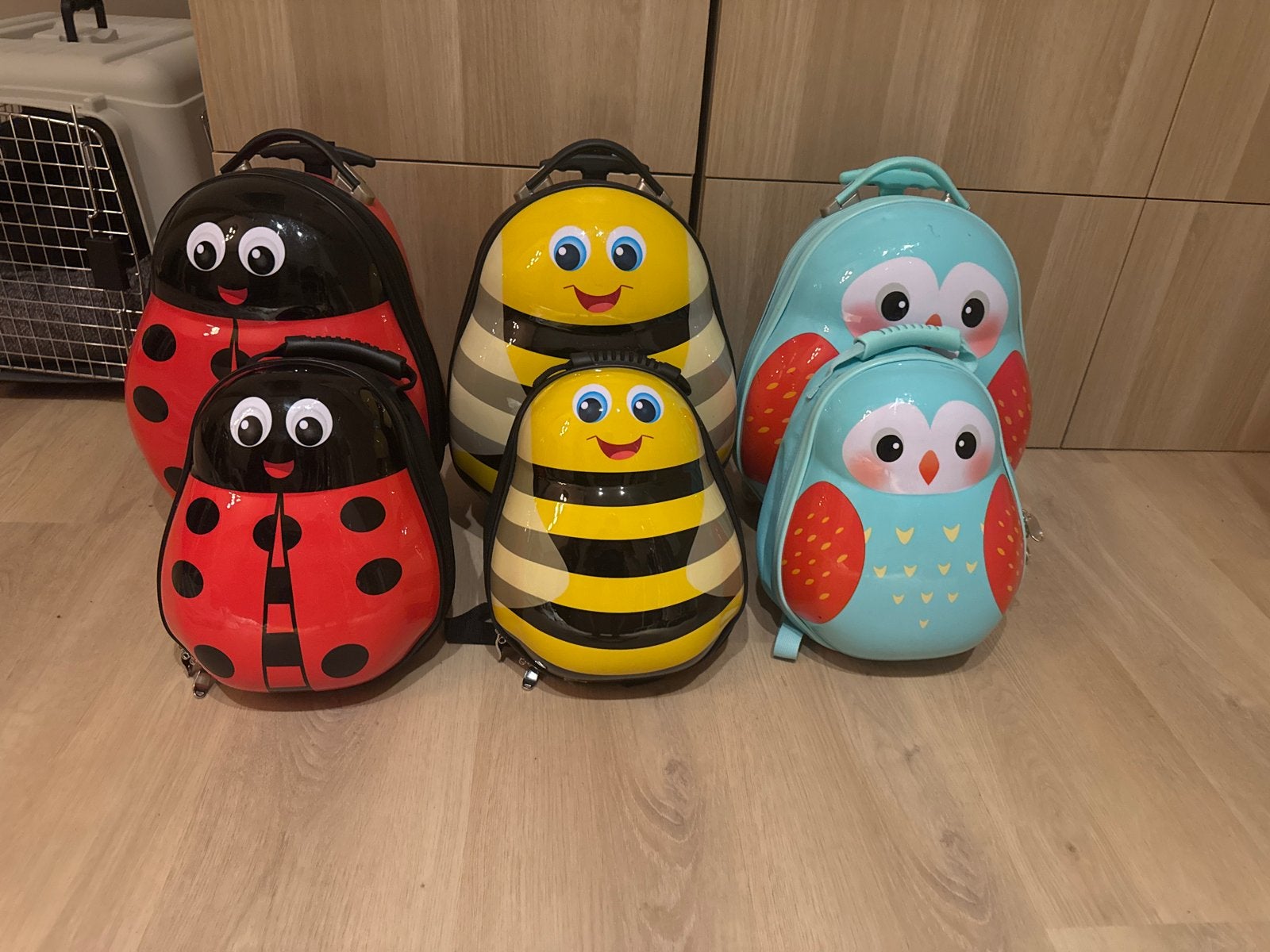 Leuke kinder trolley en rugzak setjes (6 stuks), Ophalen of Verzenden, Gebruikt
