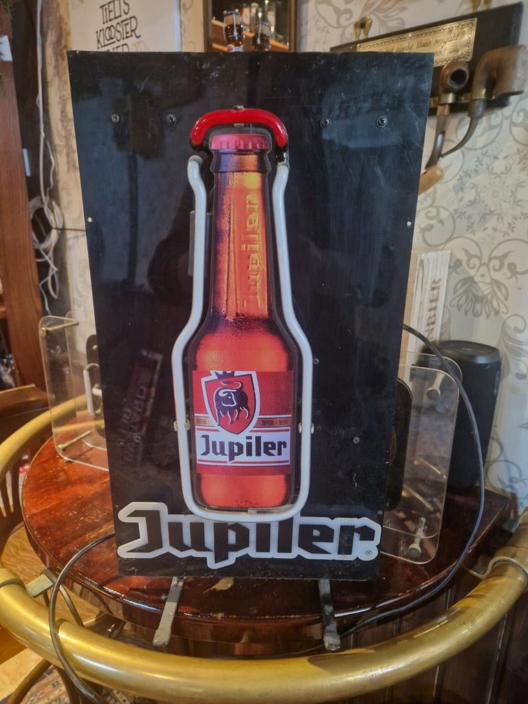 Jupiler Neon lichtreclame, Ophalen of Verzenden, Zo goed als nieuw, Lichtbak of (neon) lamp