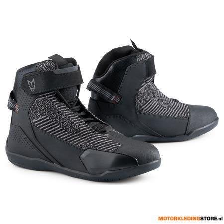 Motoholic Davi Motorschoenen, Zwart-Zilver, Motoren, Ophalen of Verzenden, Nieuw met kaartje