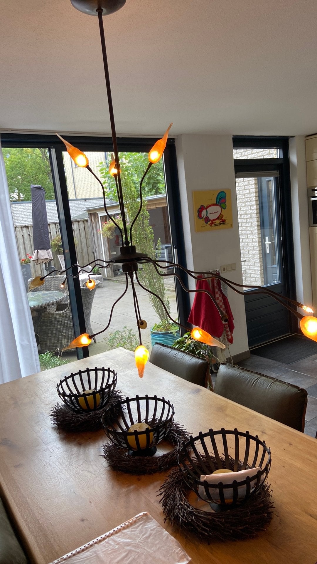 Tafellamp, Huis en Inrichting, Ophalen, Overige typen, Gebruikt, Oranje