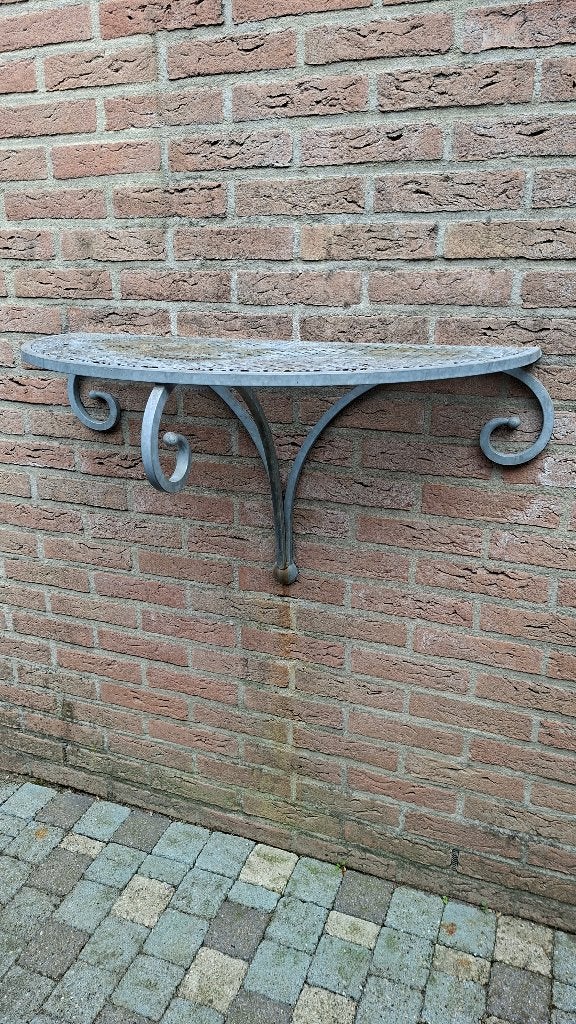 Muurconsole/Side table buiten, Ophalen, Gebruikt, Metaal, Tuin