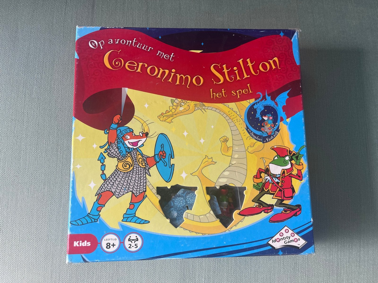 Geronimo Stilton: Op avontuur met Geronimo Stilton het spel, Drie of vier spelers, Ophalen of Verzenden, Gebruikt