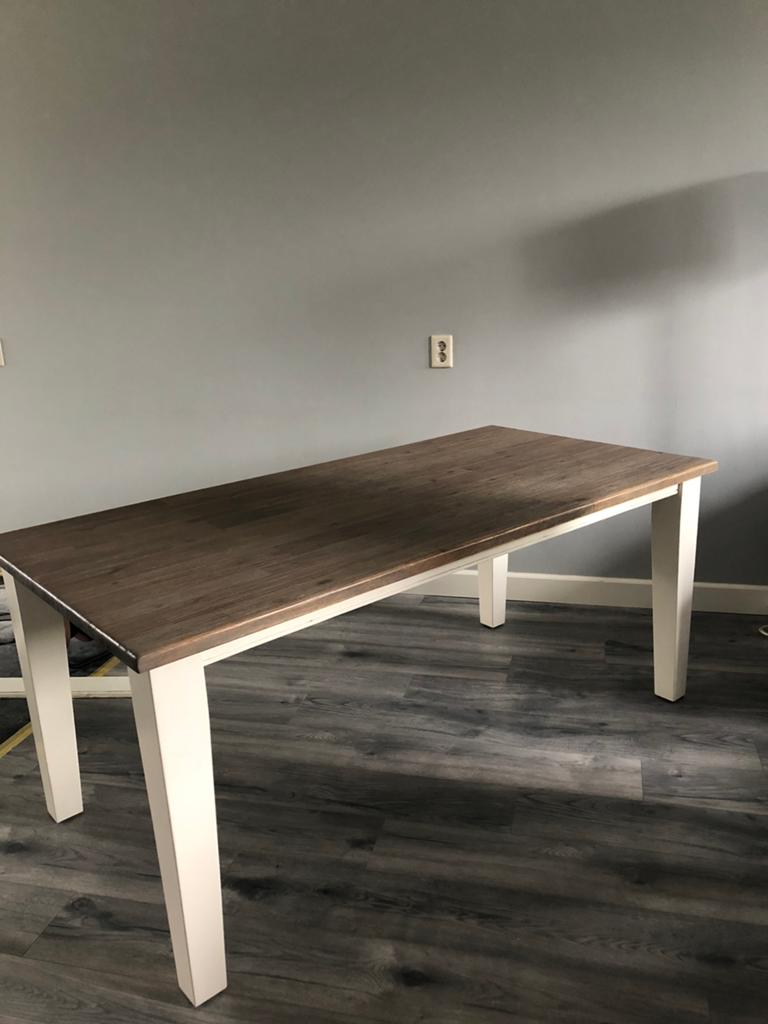 Hele mooie eettafel, Ophalen, 50 tot 100 cm, Zo goed als nieuw, 150 tot 200 cm