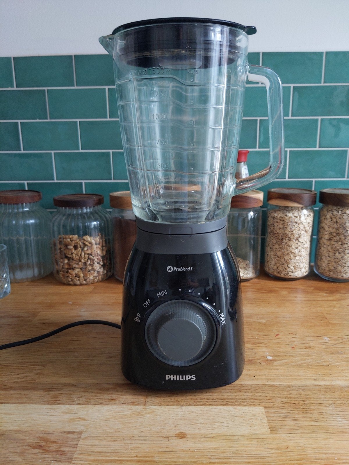 Philips ProBlend 5 Blender - Krachtige Keukenhulp, Ophalen of Verzenden, Gebruikt, Blender