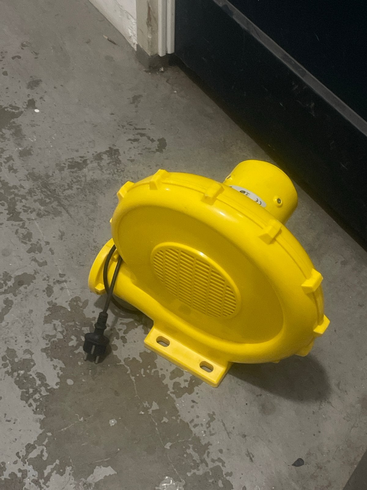 Zo goed als nieuwe gele ventilator/blower, Ophalen of Verzenden, Zo goed als nieuw
