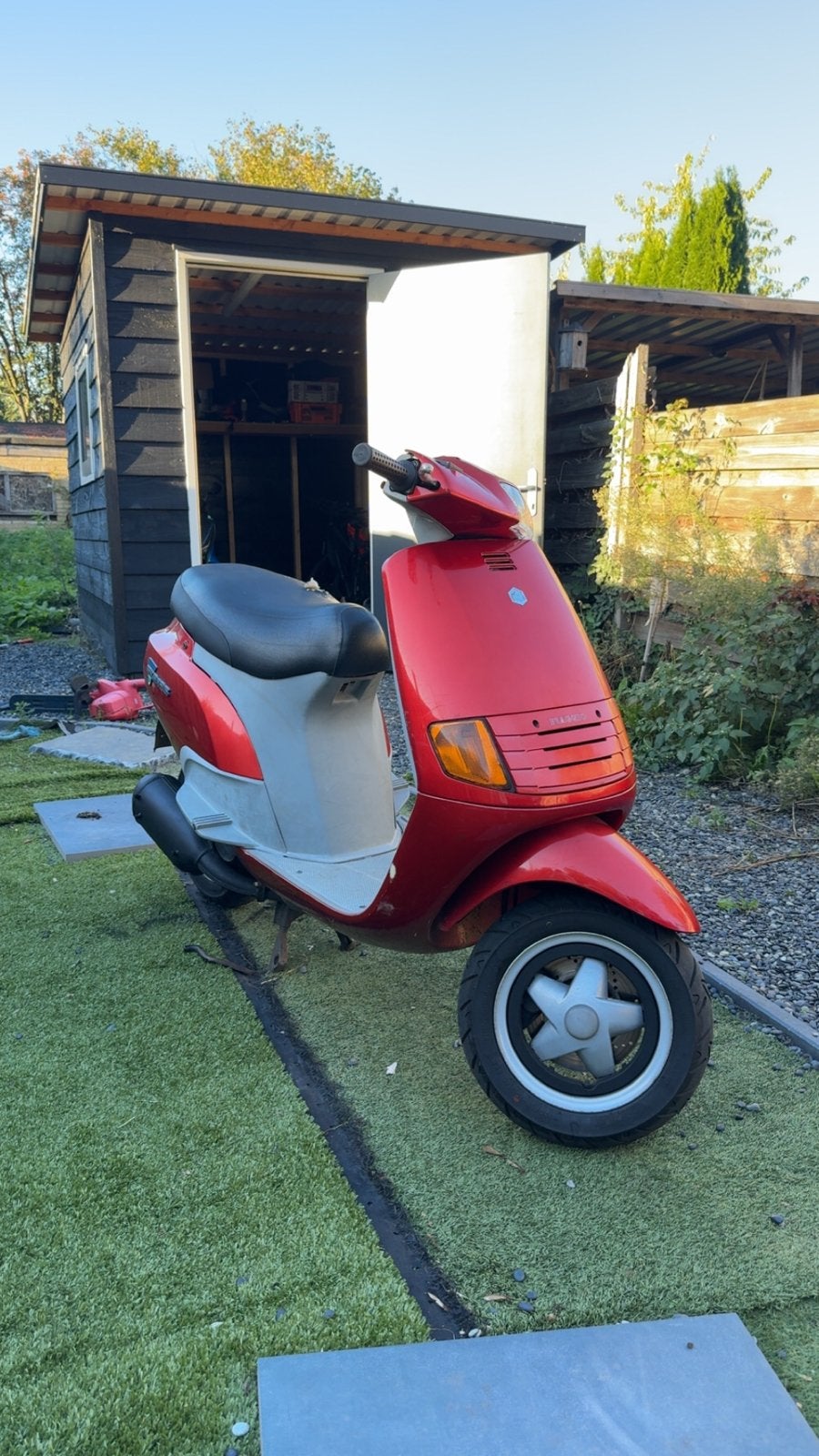 Piaggio SKR 125cc, Fietsen en Brommers, Ophalen, Tweetakt, Gebruikt, Overige modellen