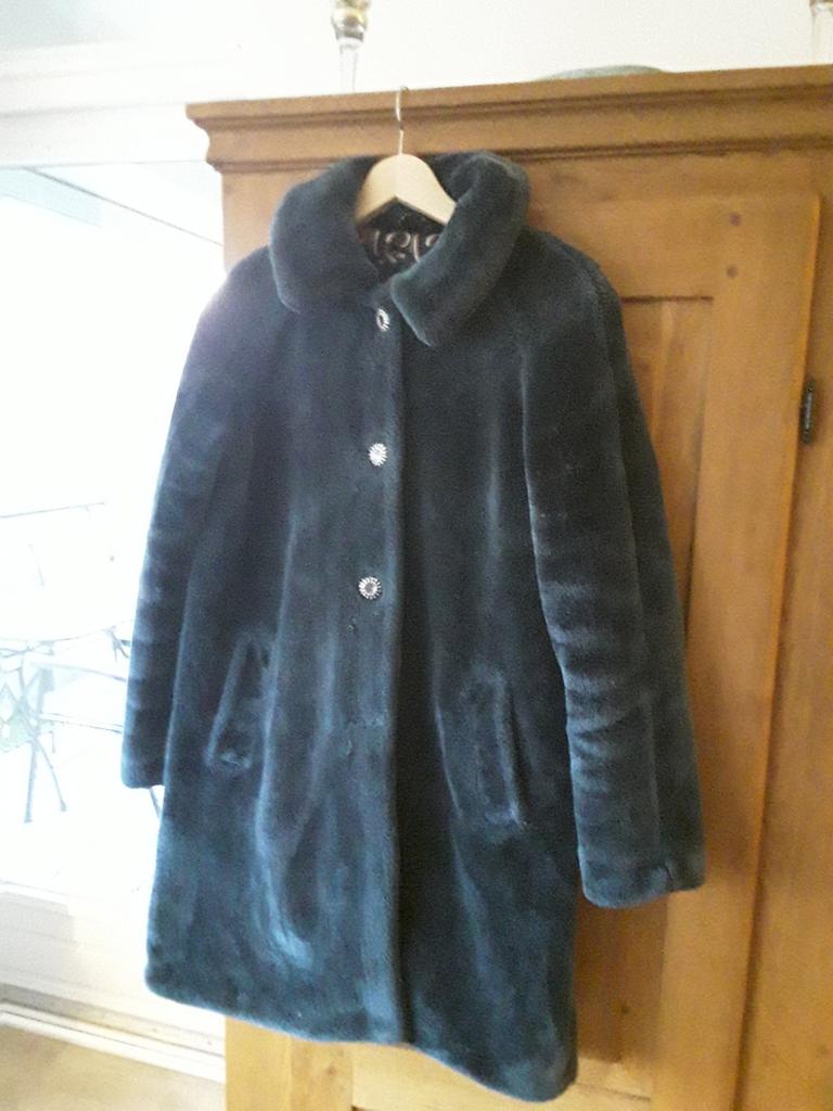 PETROL KLEURIGE JAS VAN KING LOUIE, Maat 38/40 (M), Blauw, Ophalen of Verzenden, King Louie