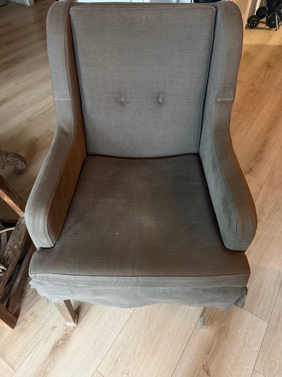 4 gebruikte Hoffz stoelen, Huis en Inrichting, Stoelen, Ophalen, Gebruikt, Vier, Stof