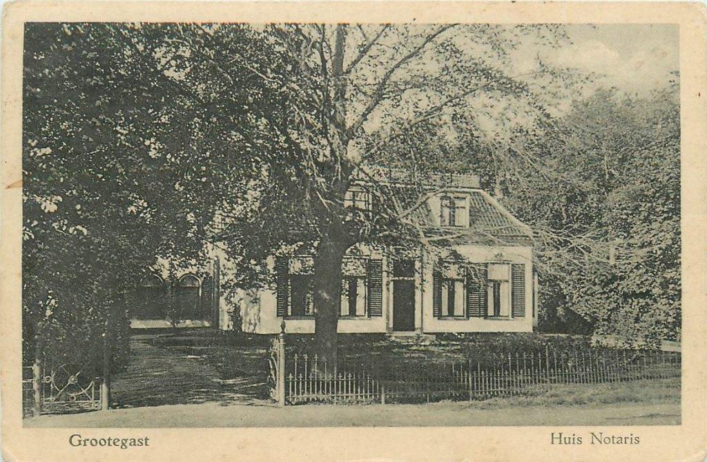 701-279-007 Grootegast Huis Notaris, Verzenden, Voor 1920, Groningen