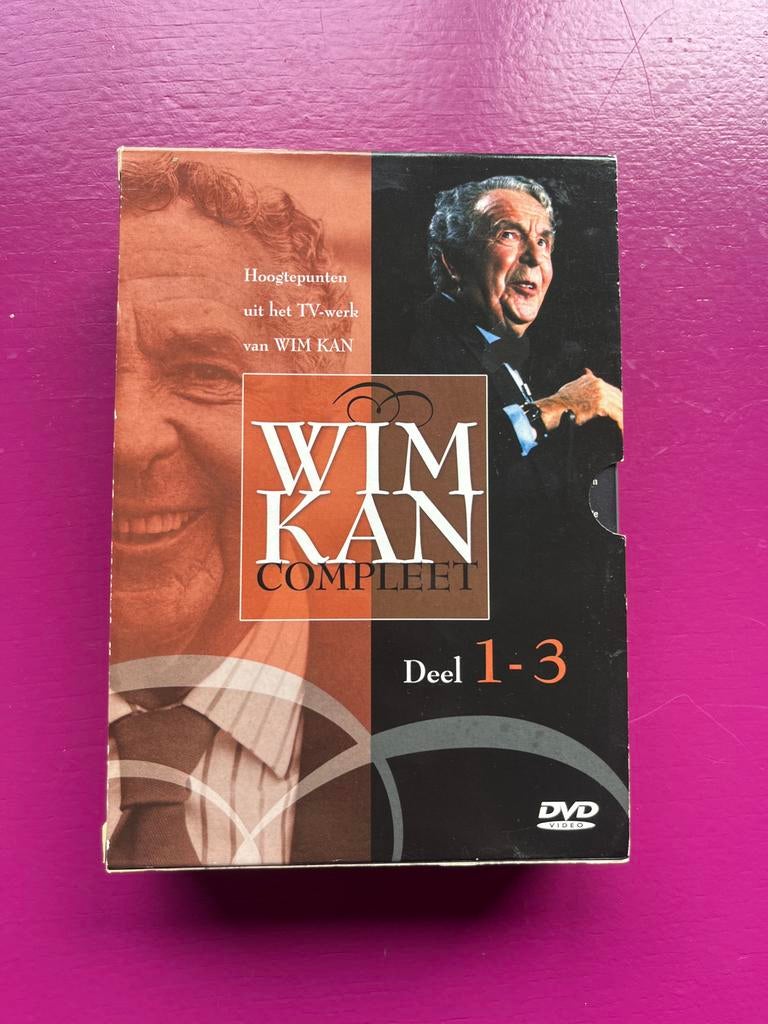 Wim Kan Compleet Deel 1-3 DVD Boxset Hoogtepunten TV-werk, Cd's en Dvd's, Alle leeftijden, Ophalen of Verzenden, Zo goed als nieuw
