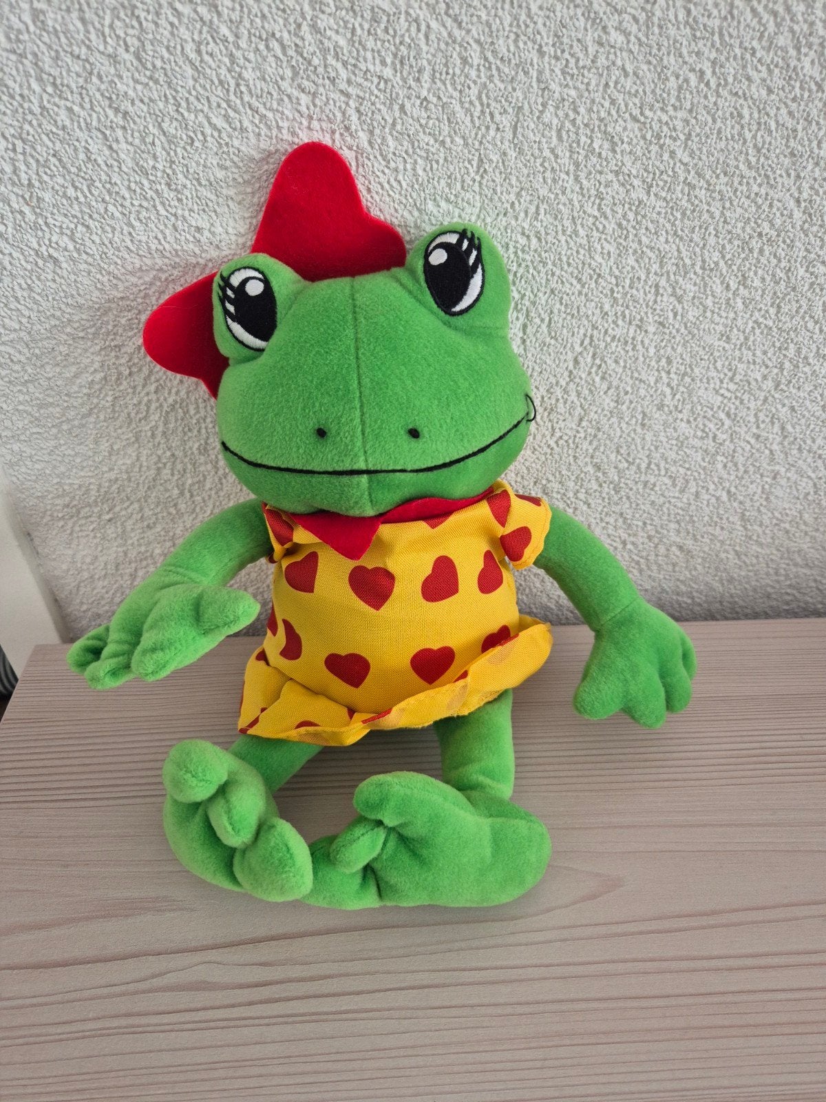 Duinrell  knuffel kikker 25 cm, Kikker, Groen, Overige merken, Overige karakters