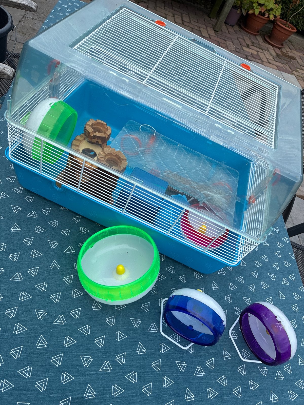 Hamster spullen, kooien, loopwieltjes, buizen speeltjes, Dieren en Toebehoren, Ophalen, Gebruikt, Overige typen