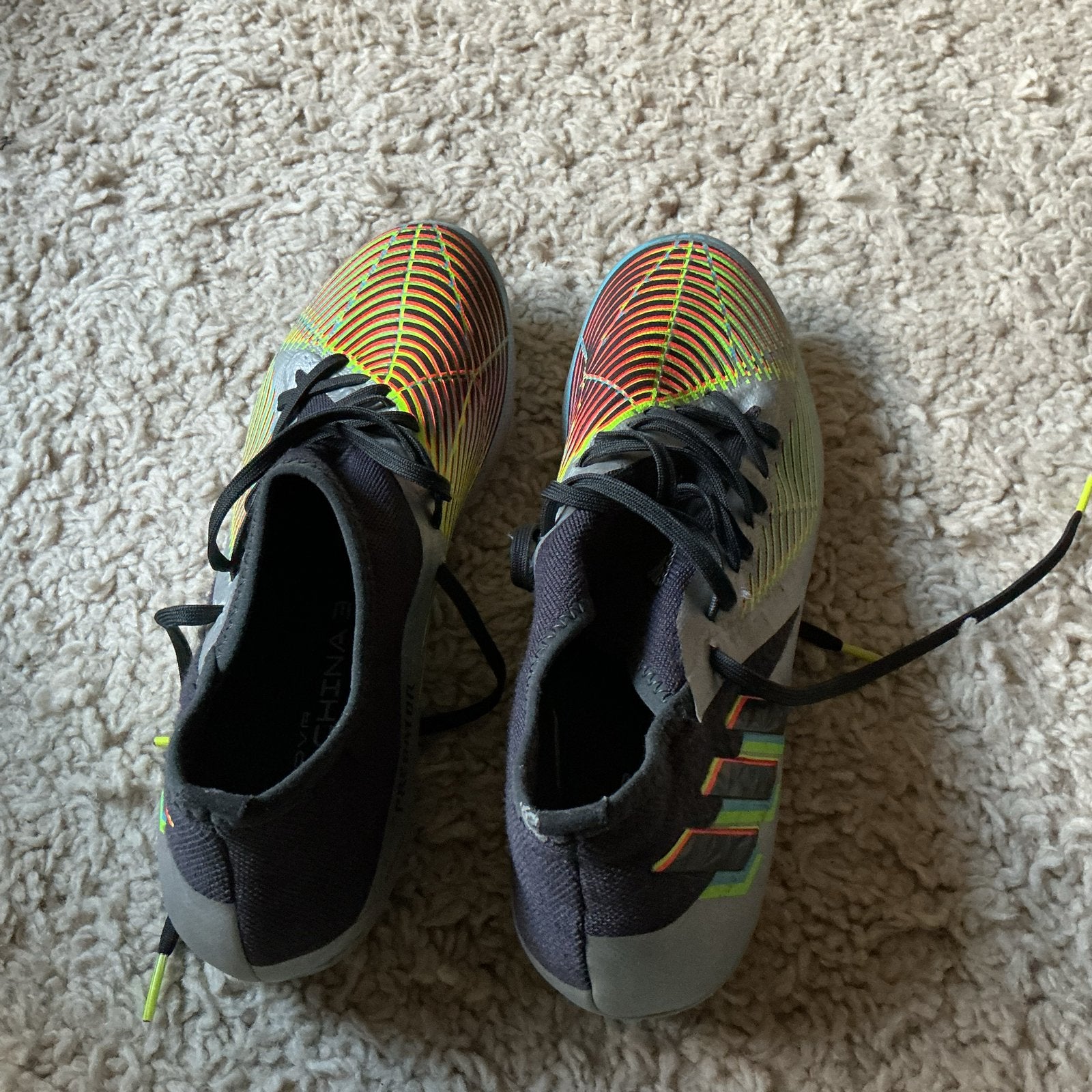 Adidas Predator voetbalschoenen - zgan opbr giro 555 mt46, Ophalen of Verzenden, Zo goed als nieuw, Schoenen