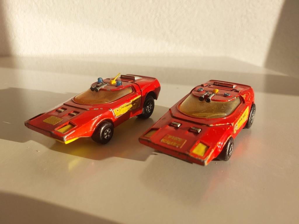 Matchbox Shovel Nose 4 stuks, Ophalen of Verzenden, Gebruikt, Auto, Matchbox