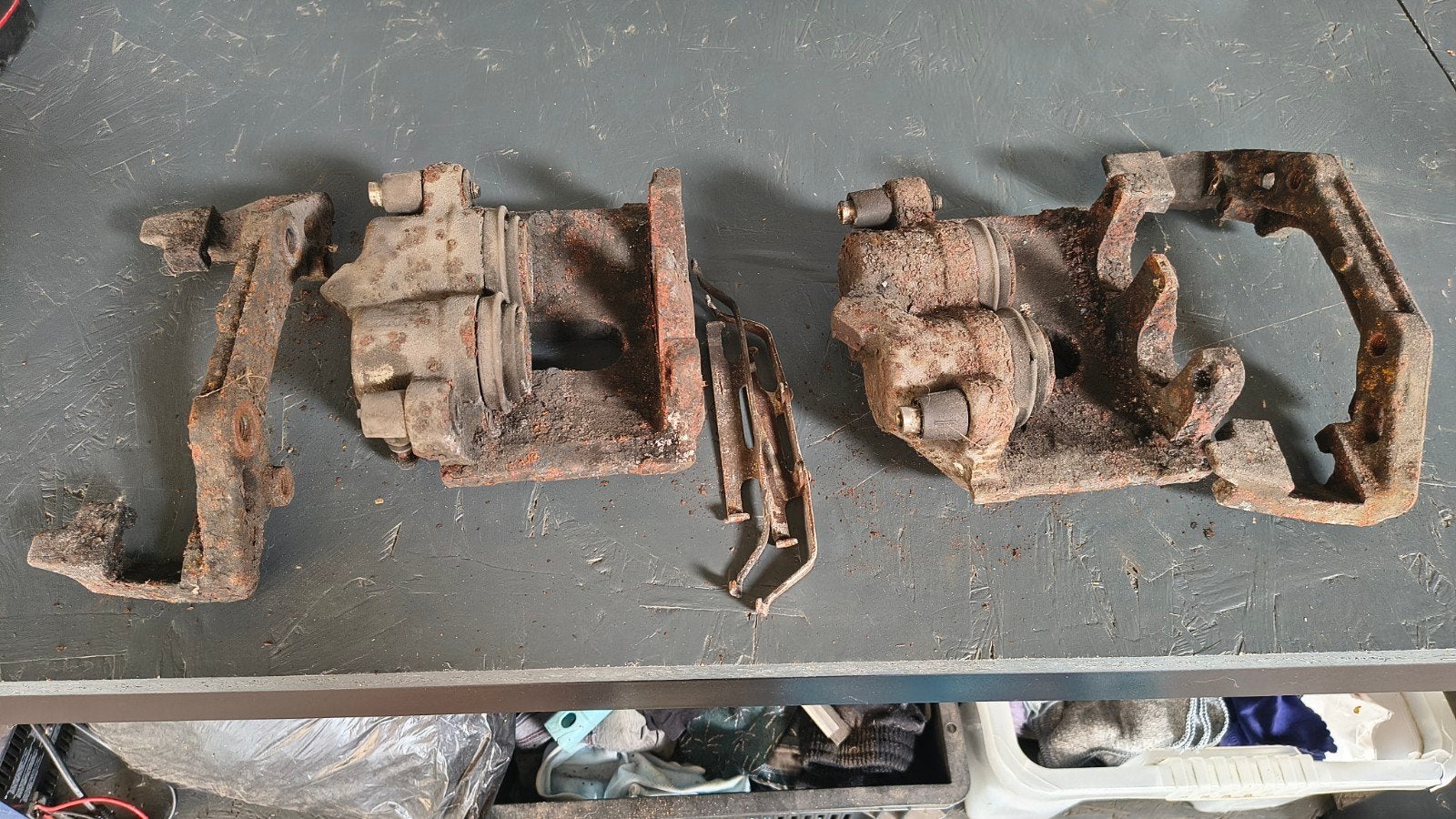 Set remklauwen BMW 750i(L) E38, Ophalen of Verzenden, Gebruikt, BMW