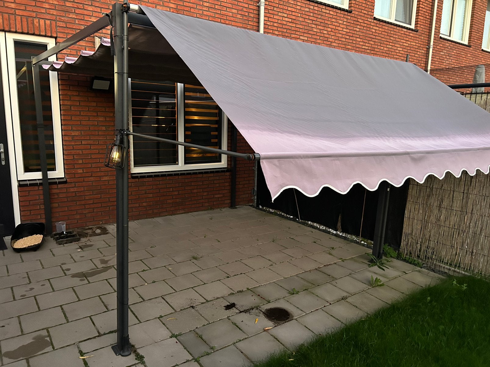 Pergola uittrekbaar met luifel 300x300cm 3x3m, Tuin en Terras, Ophalen, Gebruikt, Tuinpaviljoen