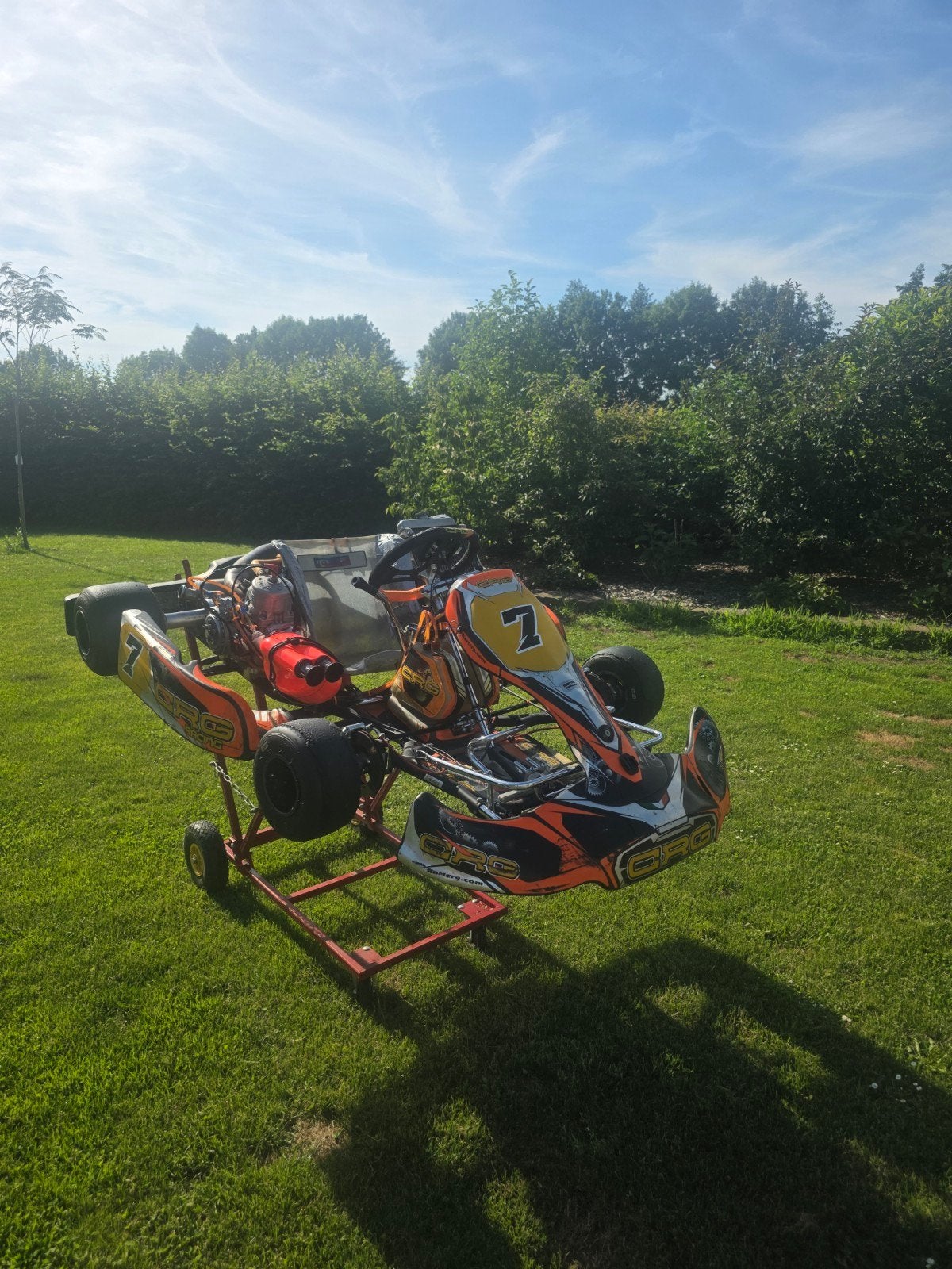 CRG 125 cc schakelkart, Ophalen, Kart
