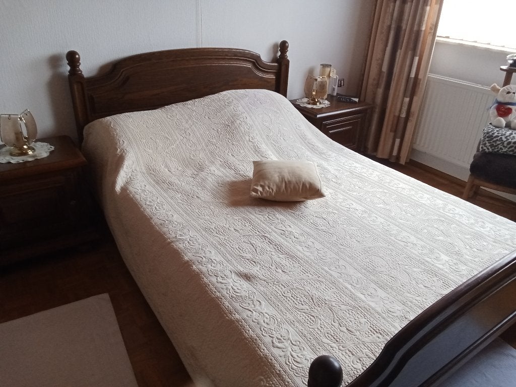 Eikenhouten Slaapkamer., Huis en Inrichting, Ophalen, Zo goed als nieuw, Tweepersoons, Eiken.