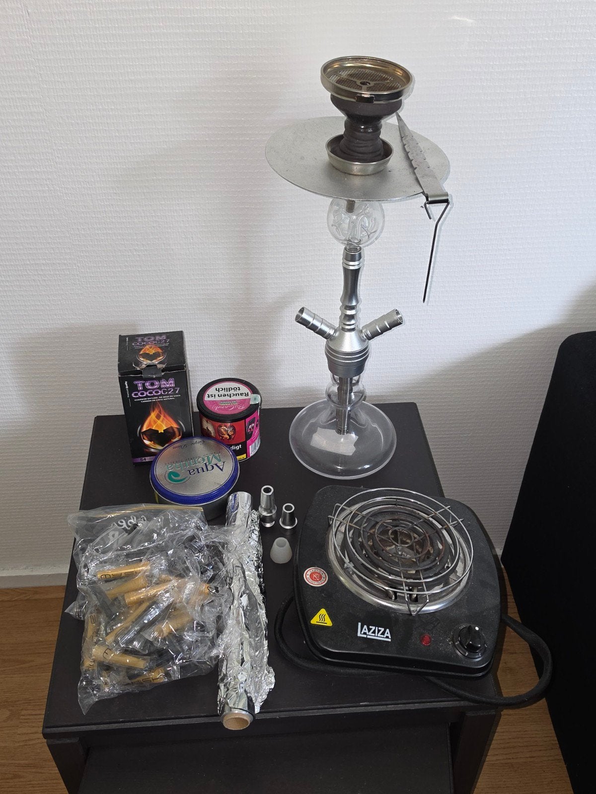 shisha/waterpijp, check beschrijving., Ophalen, Zo goed als nieuw, (Water)pijp