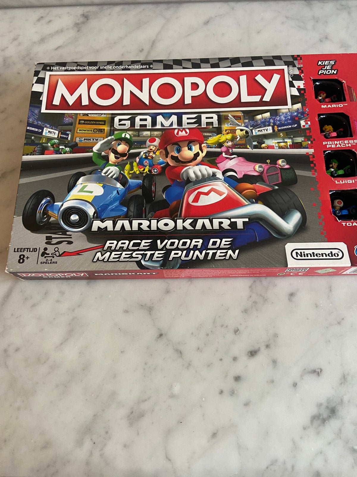 Monopoly mario kart, Ophalen of Verzenden, Zo goed als nieuw