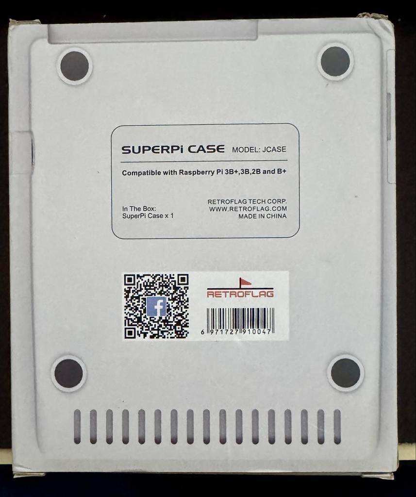 SUPERPI CASE JCASE voor Raspberry Pi 3B+, 3B, 2B en B+, Ophalen of Verzenden, Nieuw, Overige modellen, Overige typen