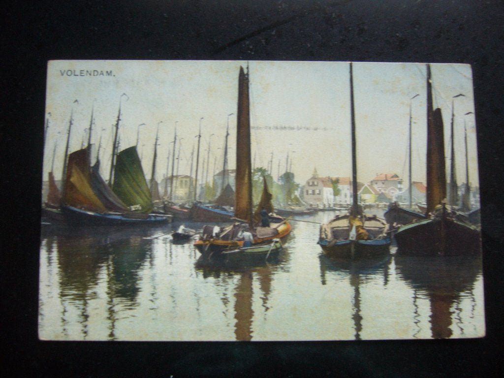 VOLENDAM  =  HAVEN 1910, Ophalen of Verzenden, Voor 1920, Gelopen, Noord-Holland