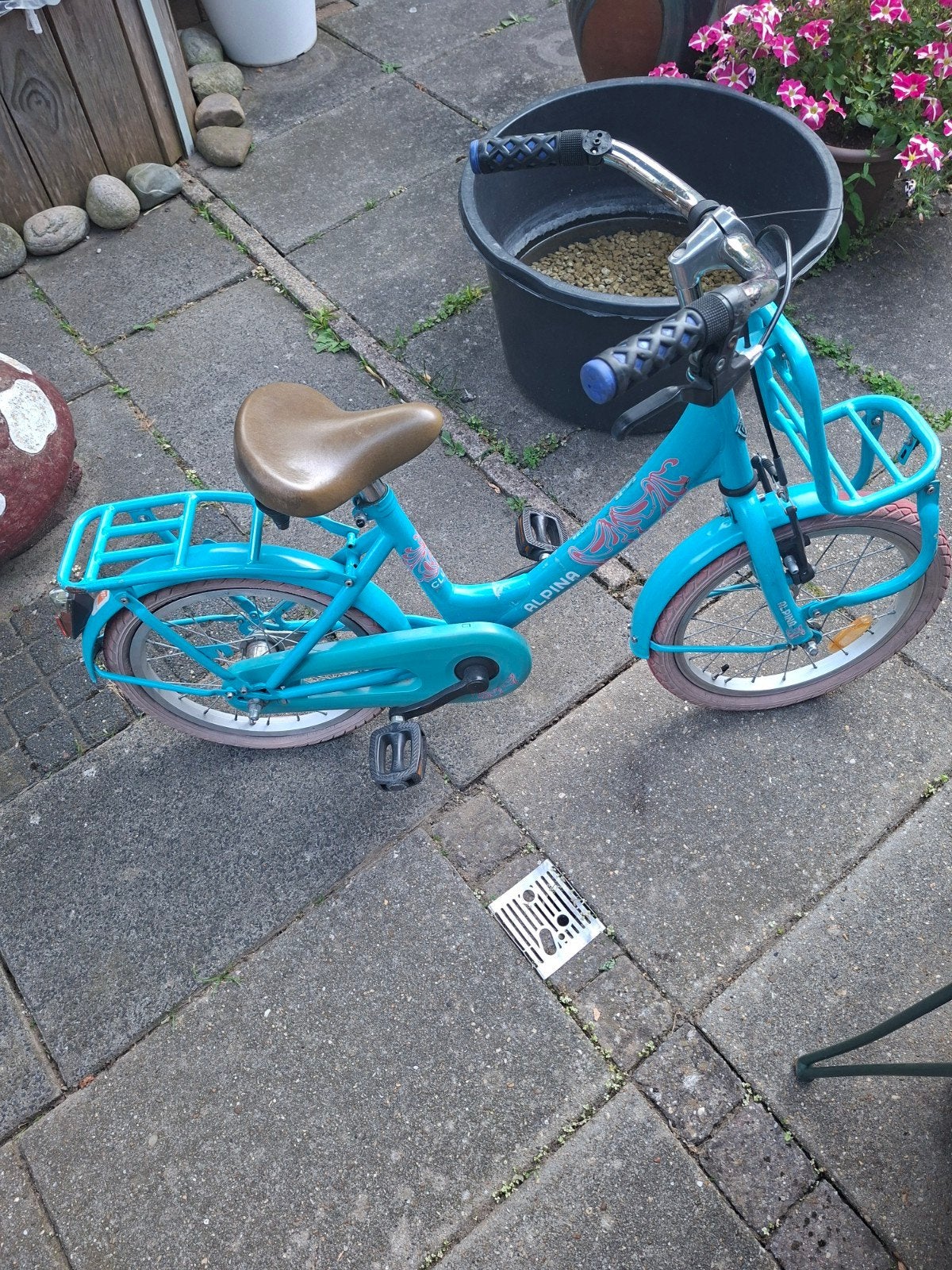 Alpina kinderfiets 16 inch - Blauw, Ophalen