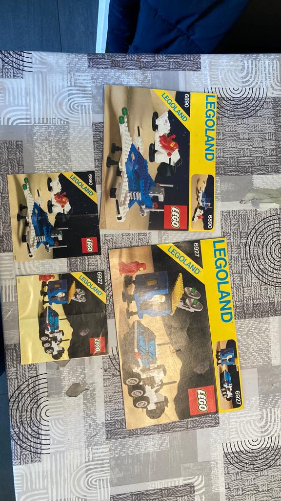 Legoland instructie  en gedeelte van de doos 6927,6980,6890, Ophalen of Verzenden, Zo goed als nieuw