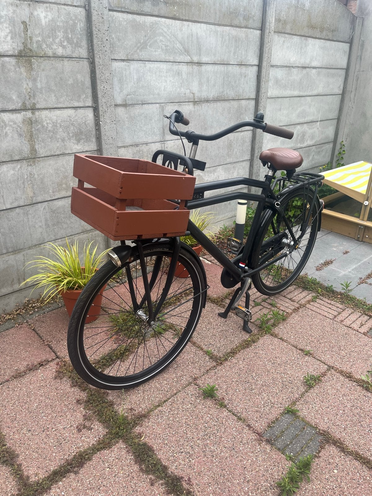 City bike, Fietsen en Brommers, Fietsaccessoires | Fietsstoeltjes, Ophalen, Zo goed als nieuw, Voorzitje, Voetsteuntjes