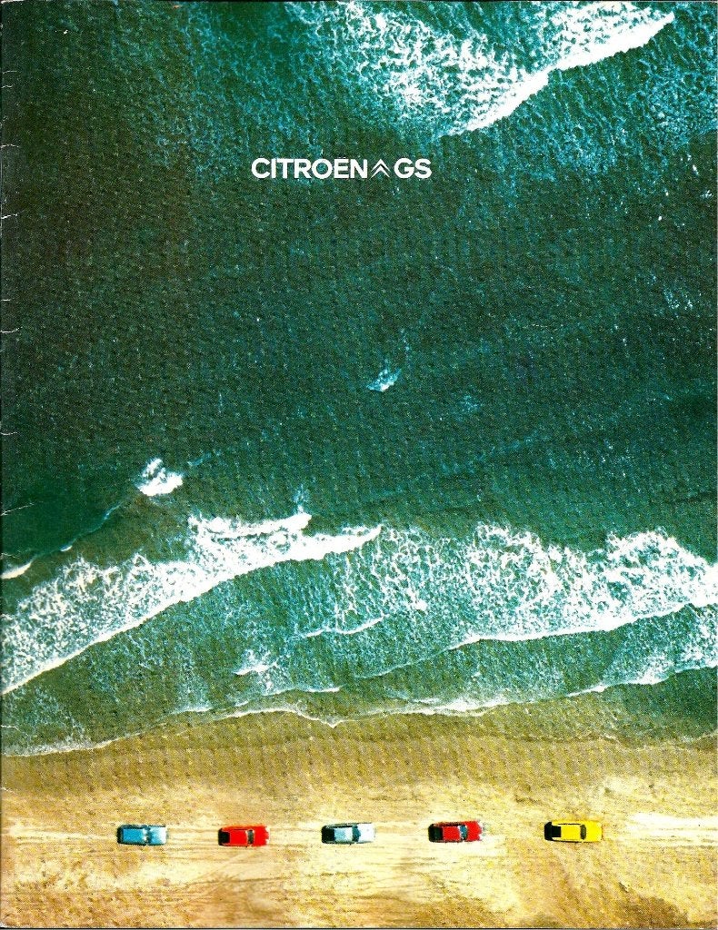 Folder Citroen GS 1978, Ophalen of Verzenden, Gelezen, Citroën