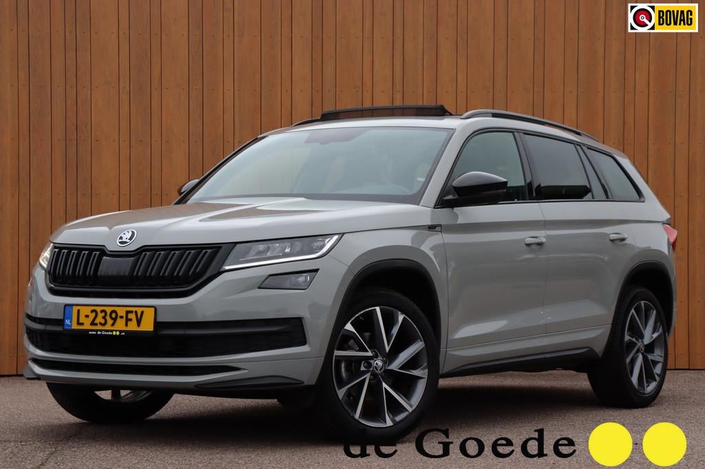 Skoda Kodiaq 1.5 TSI Sportline Business orgNL pano-schuifdak, 12 maanden, 4 cilinders, 1481 kg, Origineel Nederlands