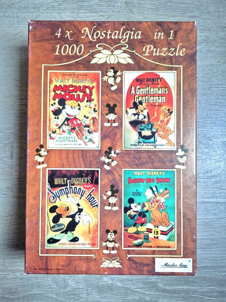 Puzzel 1000 stukjes - Disney Nostalgia - Master-line, Hobby en Vrije tijd, Denksport en Puzzels, Ophalen of Verzenden, 500 t/m 1500 stukjes