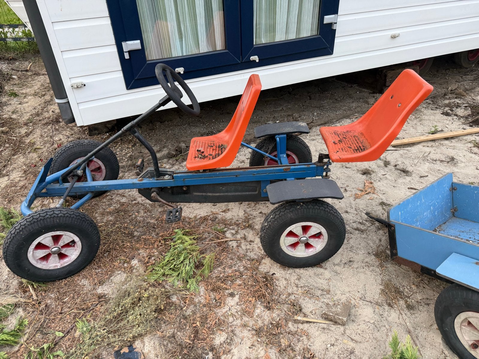 Skelter met aanhangwagen - snel ophalen!, Ophalen, Gebruikt, Overige merken, Met kar of aanhanger