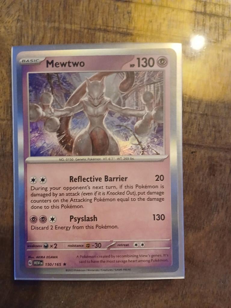 Pokémon Kaarten: Mewtwo, Clefairy, Krabby (3 stuks), Verzenden, Zo goed als nieuw, Meerdere kaarten