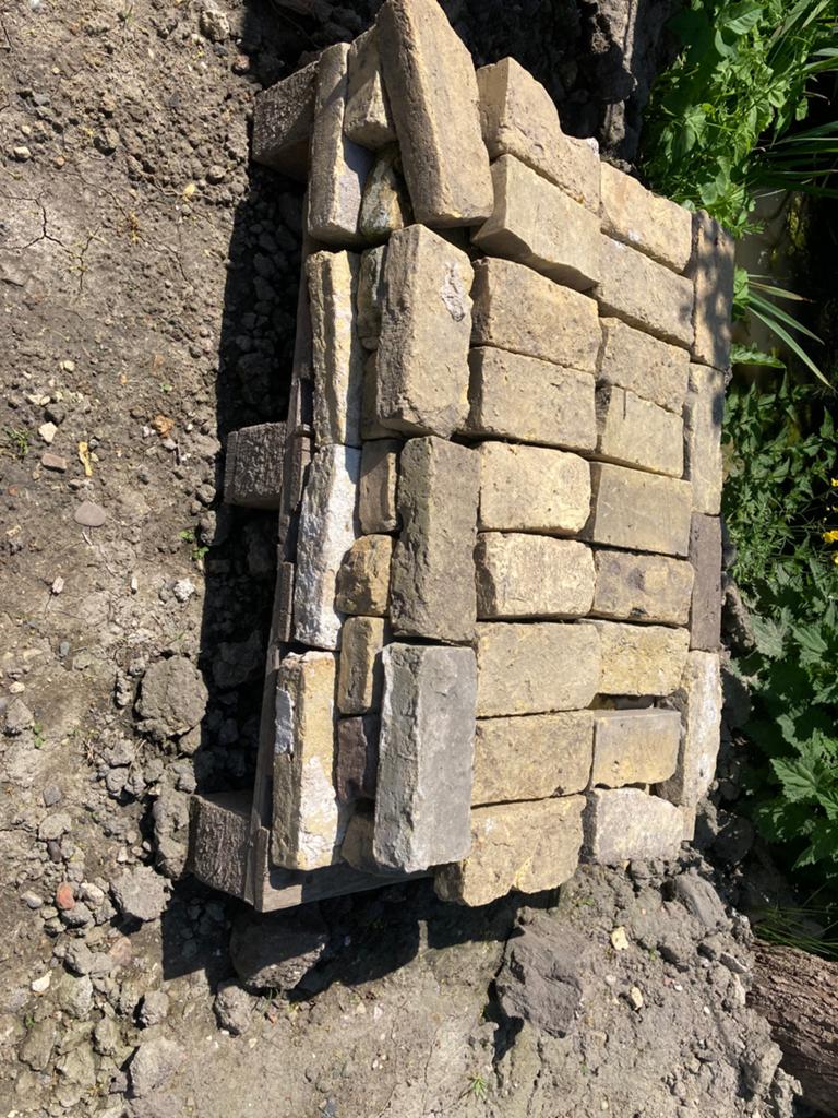 Friese boeren ijssel geeltjes klinkers, Ophalen, Zo goed als nieuw, Beton, Klinkers