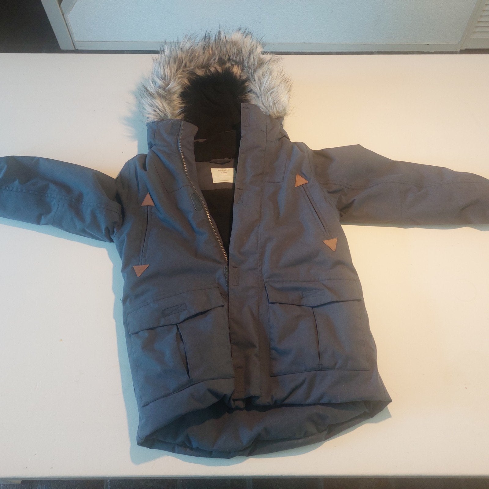 Winterjas Polarn O. Pyret, Sweden, maat 134 (8-9 jaar), Ophalen, Polarn O. Pyret, Zo goed als nieuw, Jongen