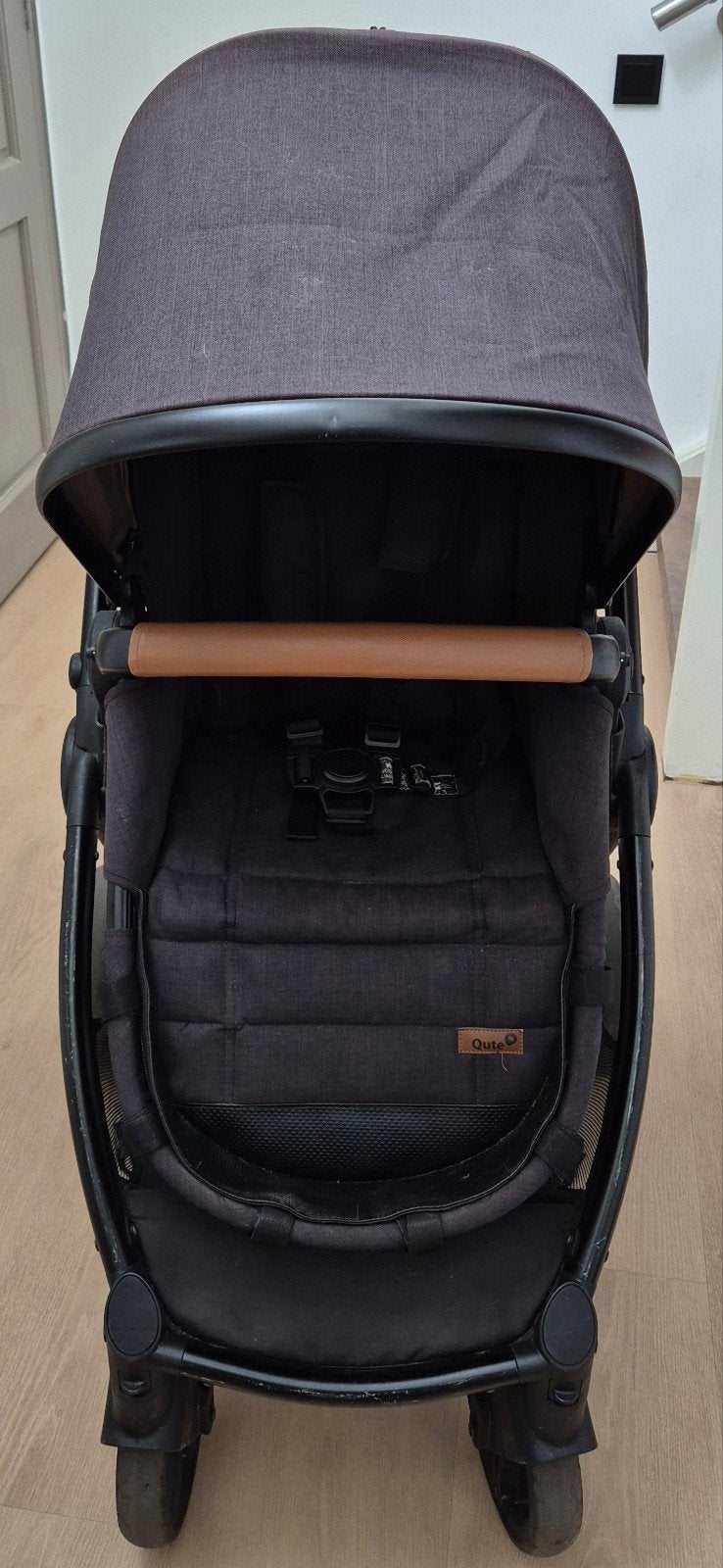 Qute Q-Move Buggy met Reiswieg en Accessoires, Ophalen, Gebruikt, Overige merken, Verstelbare rugleuning
