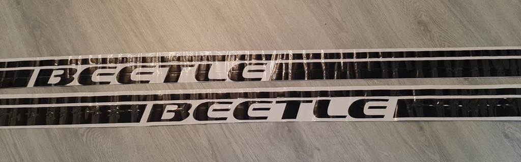 Volkswagen Beetle deursticker set ( nieuw), Ophalen of Verzenden