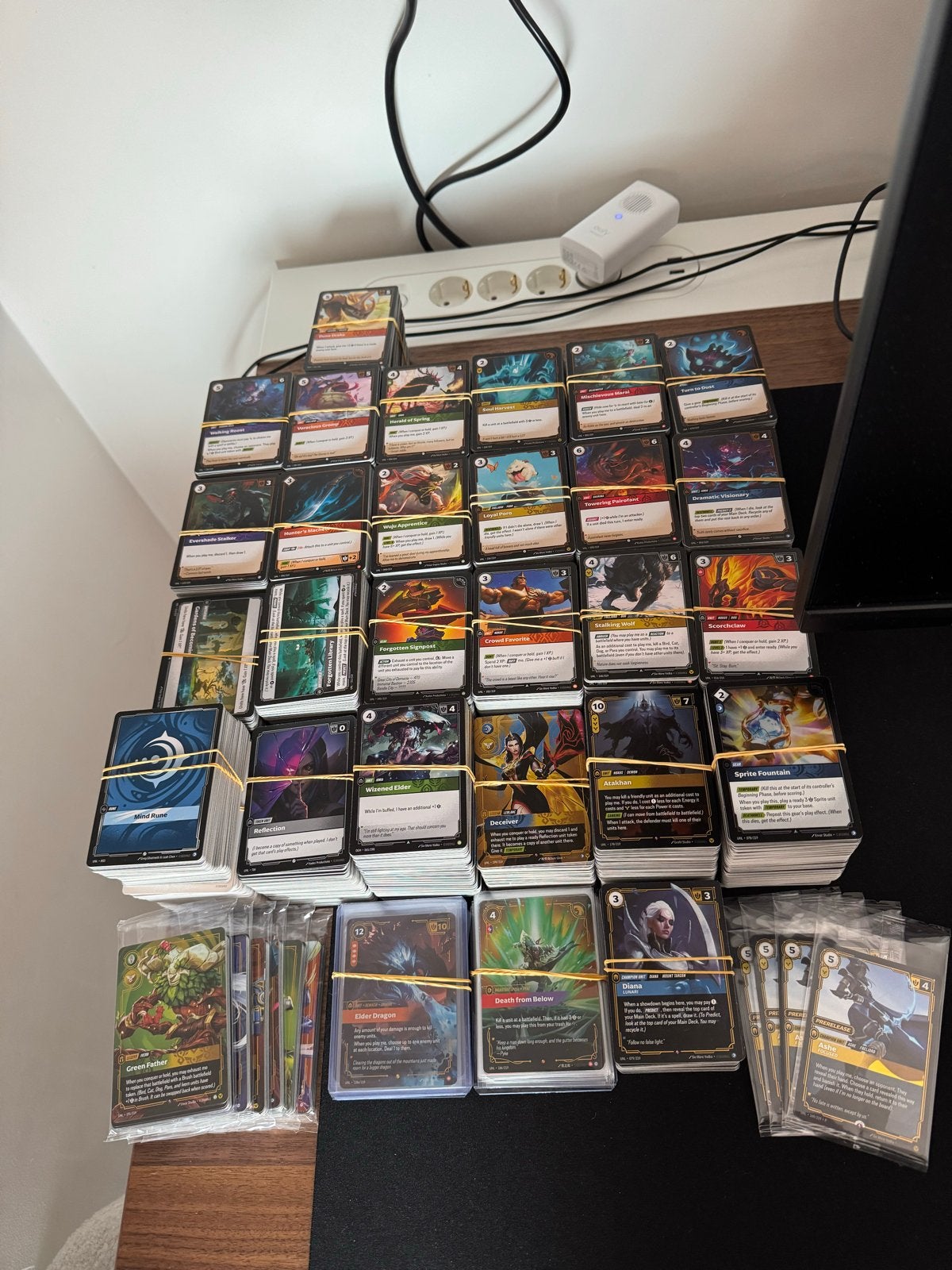 Grote verzameling Riftbound Unleashed kaarten, Ophalen of Verzenden, Gebruikt, Meerdere kaarten, Foil